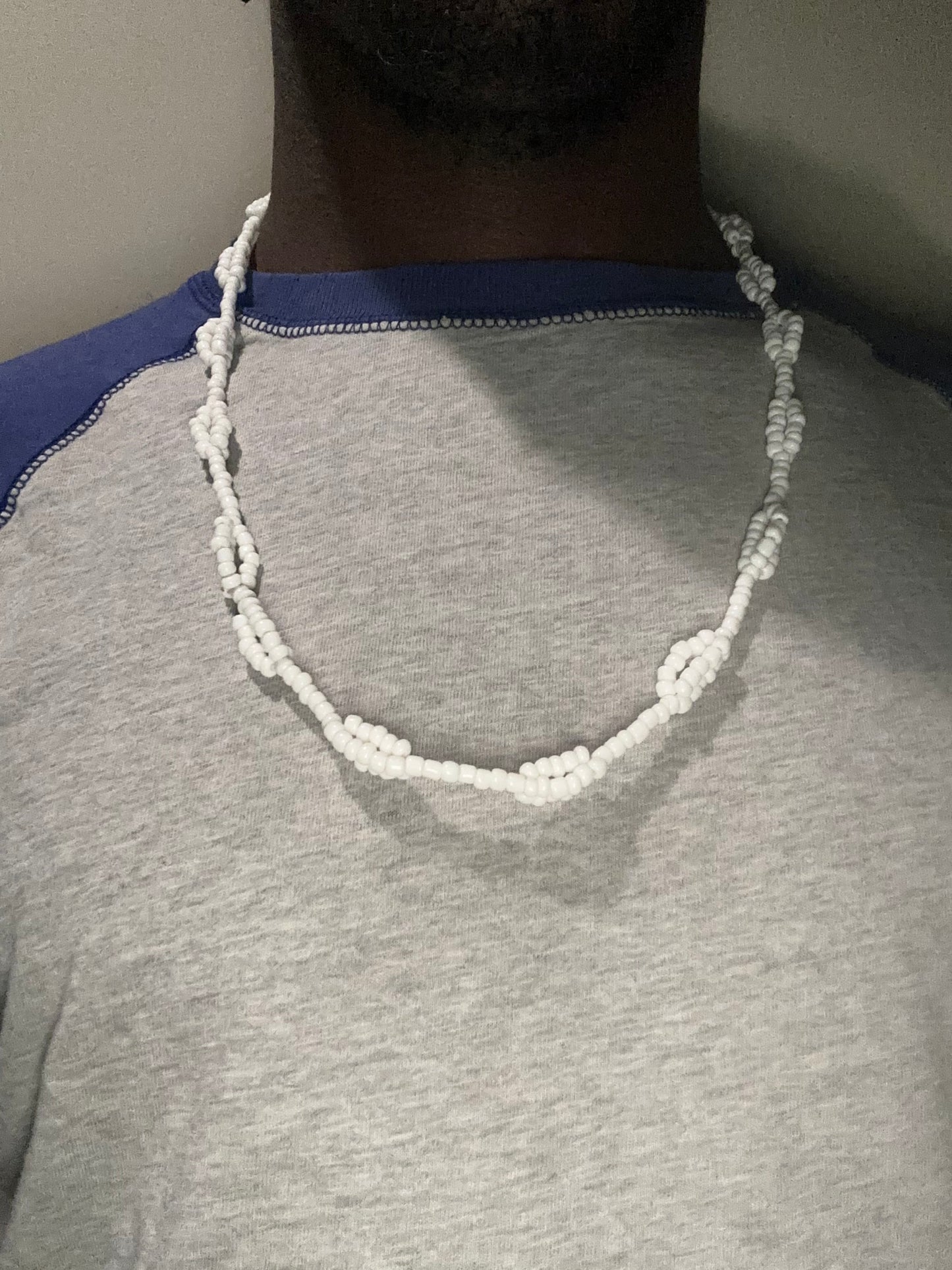 Triple & Single strand Alt.Necklace