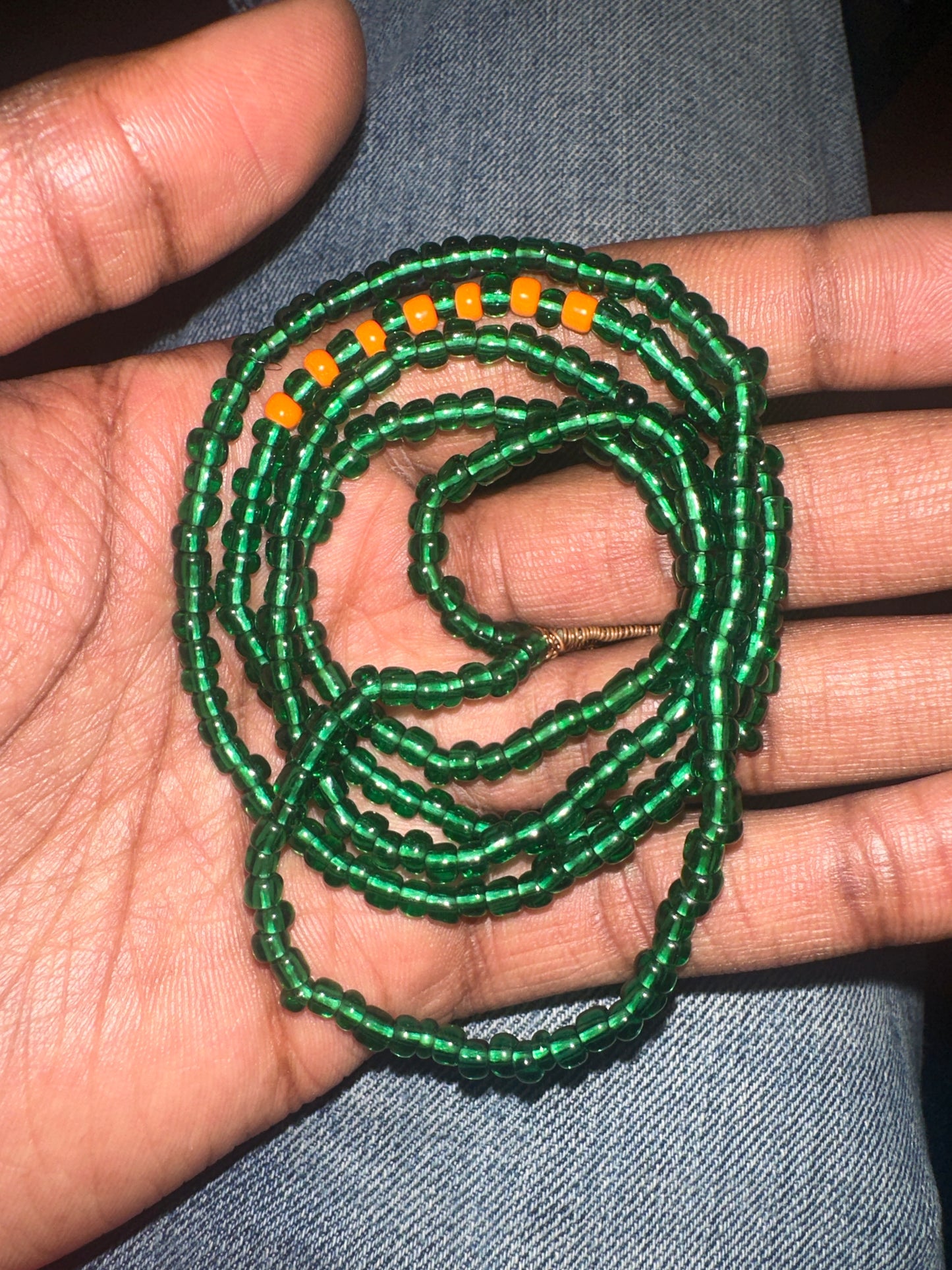Adjustable Glass Waistbeads