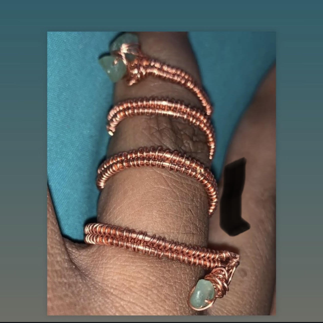 Copper Wire Snake Ring