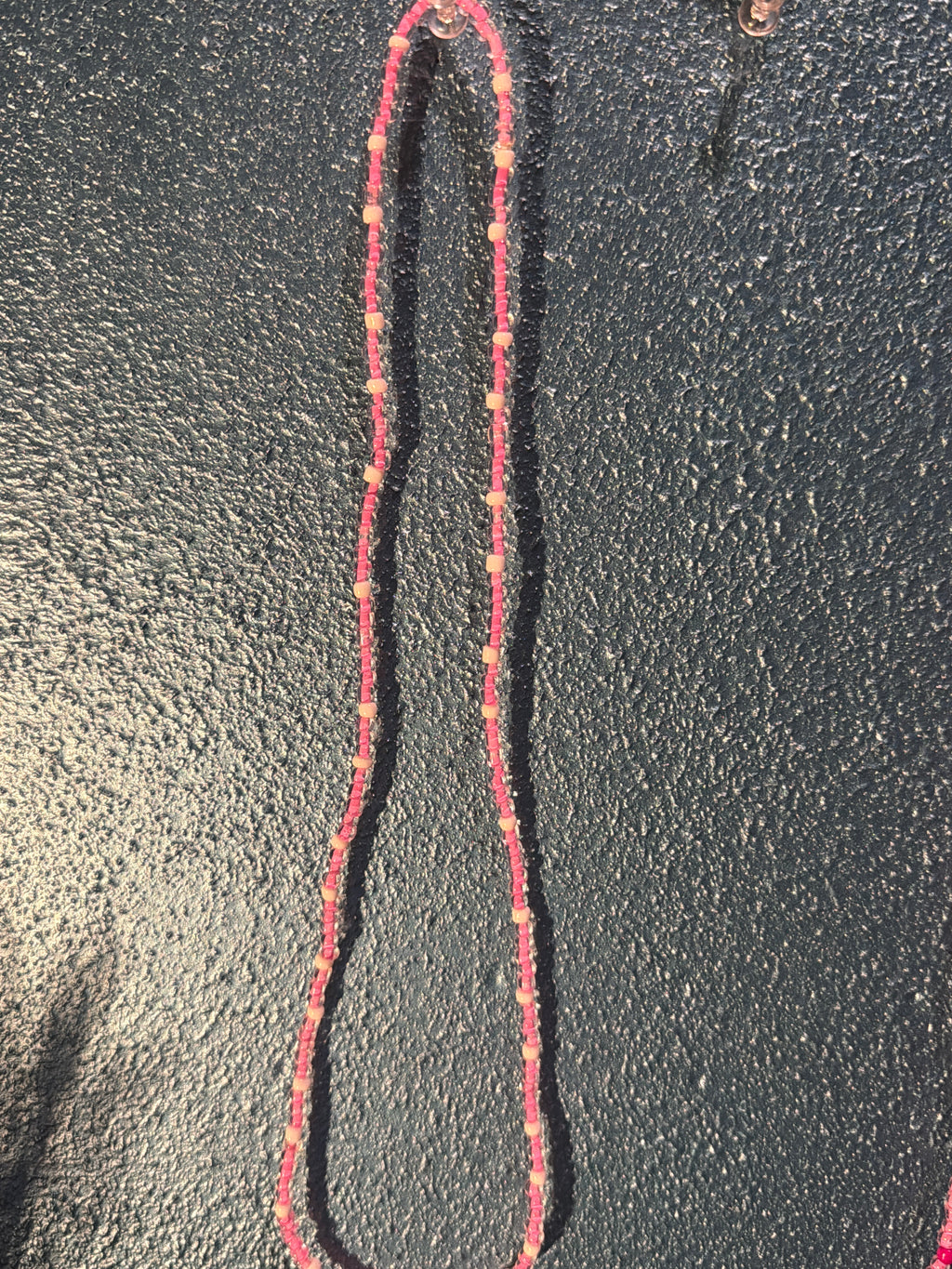 Pink Single Strand Necklace