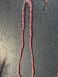 Pink Single Strand Necklace