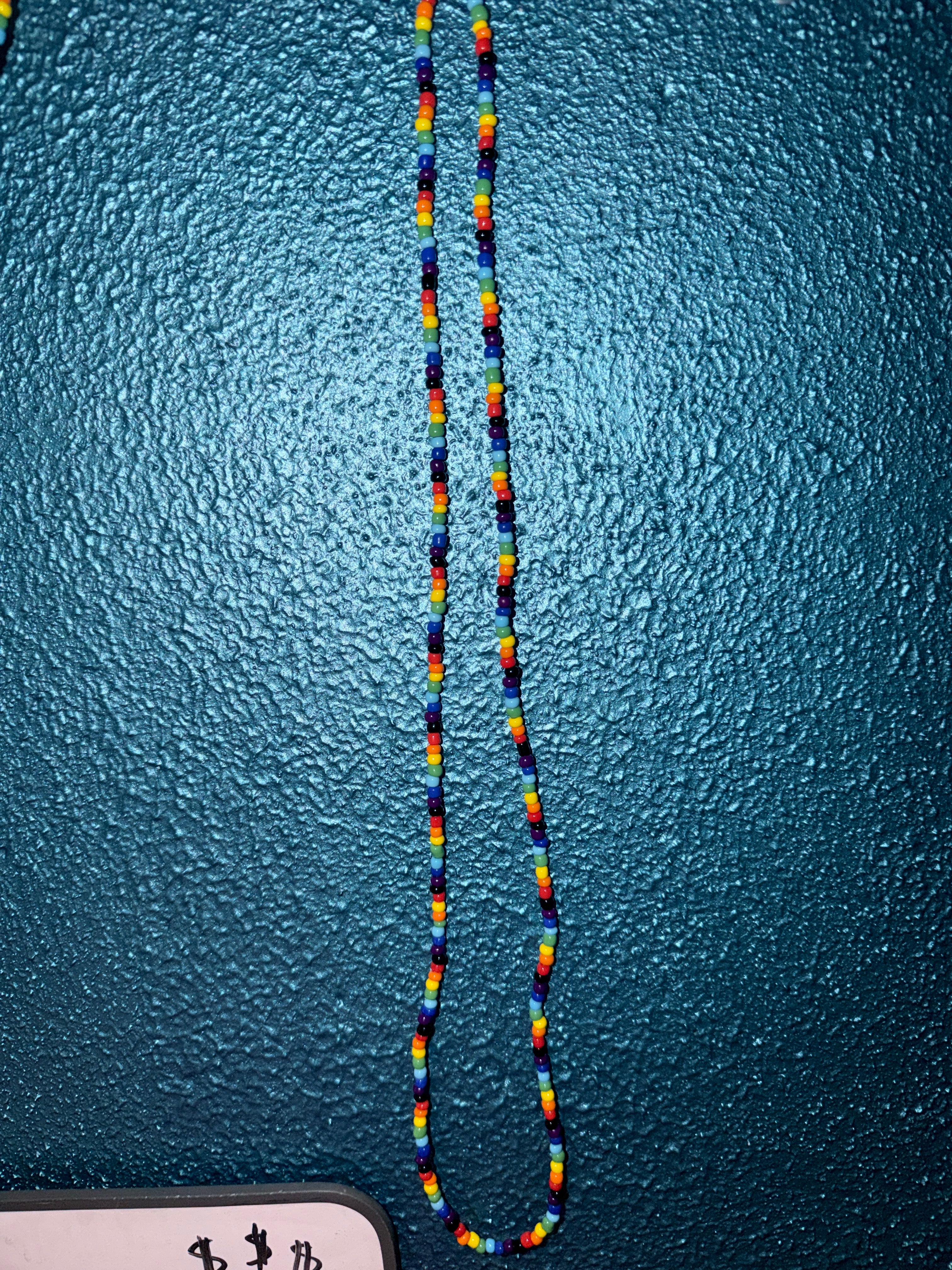 Black+ rainbow single strand