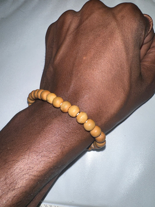 Wood Bead Bracelet
