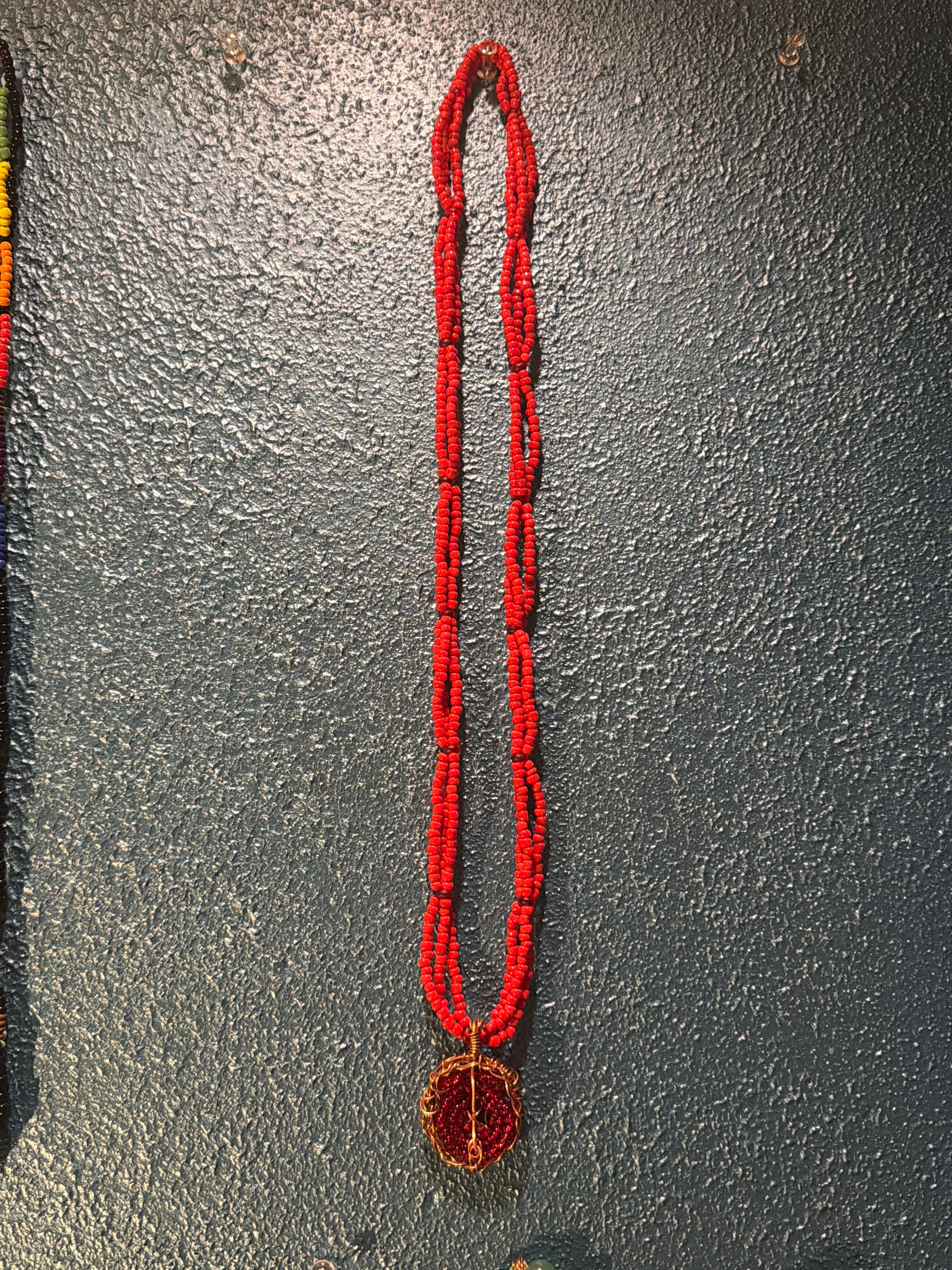 Copper Pomegranate Necklace