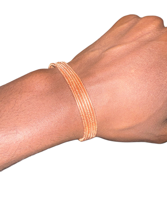 Copper Wire Cuff Bracelet